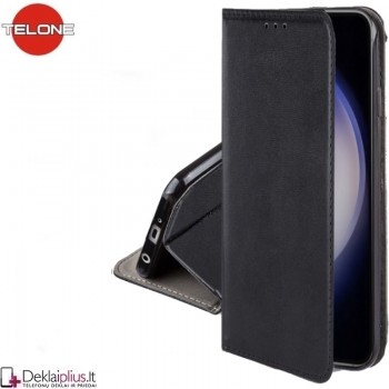 Telone dirbtinės odos dėklas - juodas (Xiaomi Redmi 14C/Redmi 14R/Poco C75) Telone dirbtinės odos dėklas - juodas (Xiaomi Redmi 14C/Redmi 14R/Poco C75)